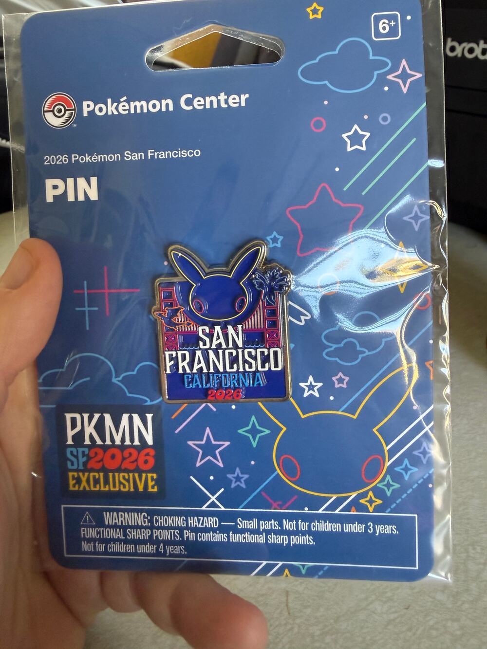 Pokémon 2026 World Championships San Francisco Exclusive Pikachu Pin